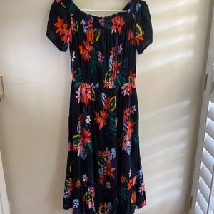 Off- the-Shoulder Floral Dress!